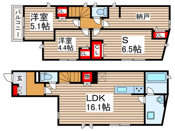 Ｋｏｌｅｔ豊四季♯０５の物件間取画像